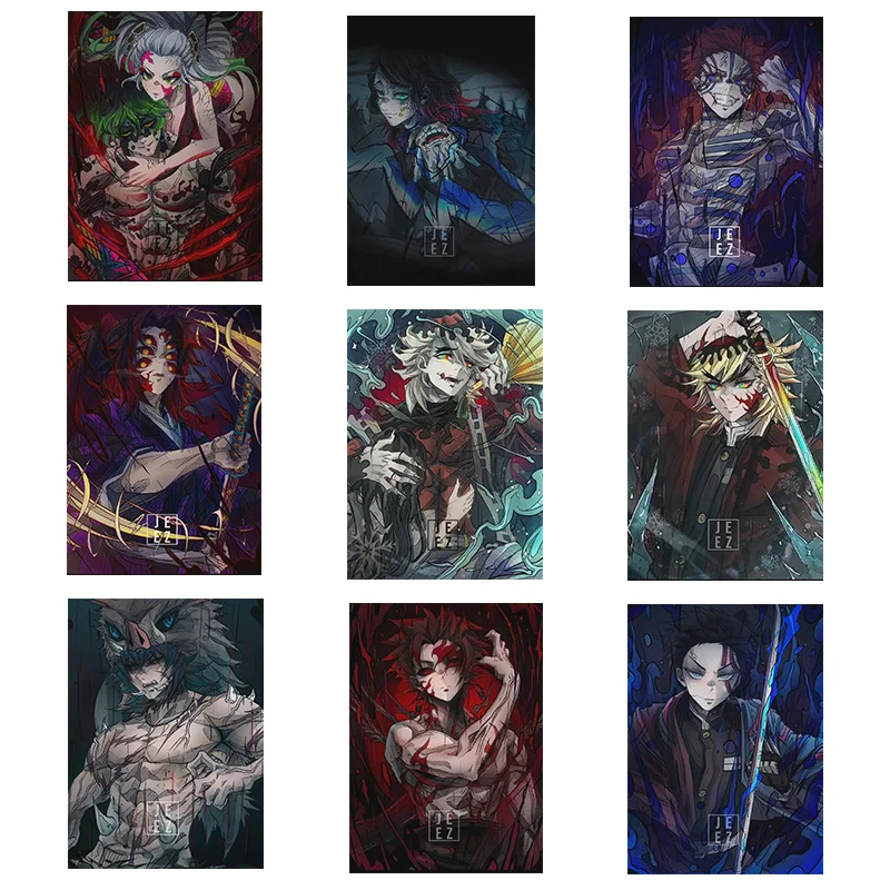 

Anime Demon Slayer printing heat transfer washable periphera clothing Iron-On Patch DIY T-shirt Decorate