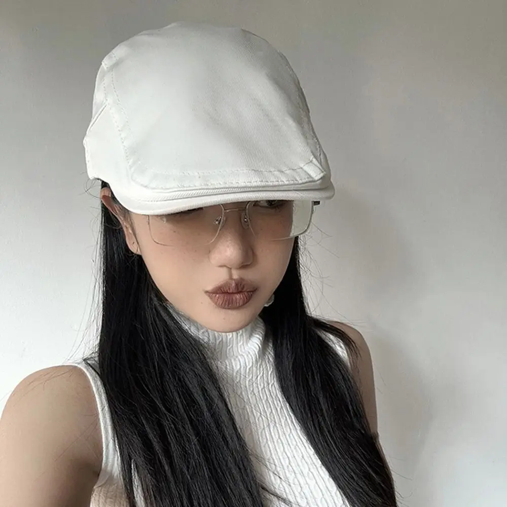 Модные дышащие береты шляпа защита от солнца Регулируемая Кепка плоская кепка