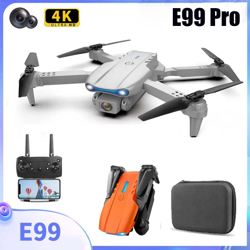 

RC Drone E99 Pro 4K HD Dual Camera Foldable Quadcopter Aerial Photography Helicopters Professional WIFI FPV Mini Dron Toys