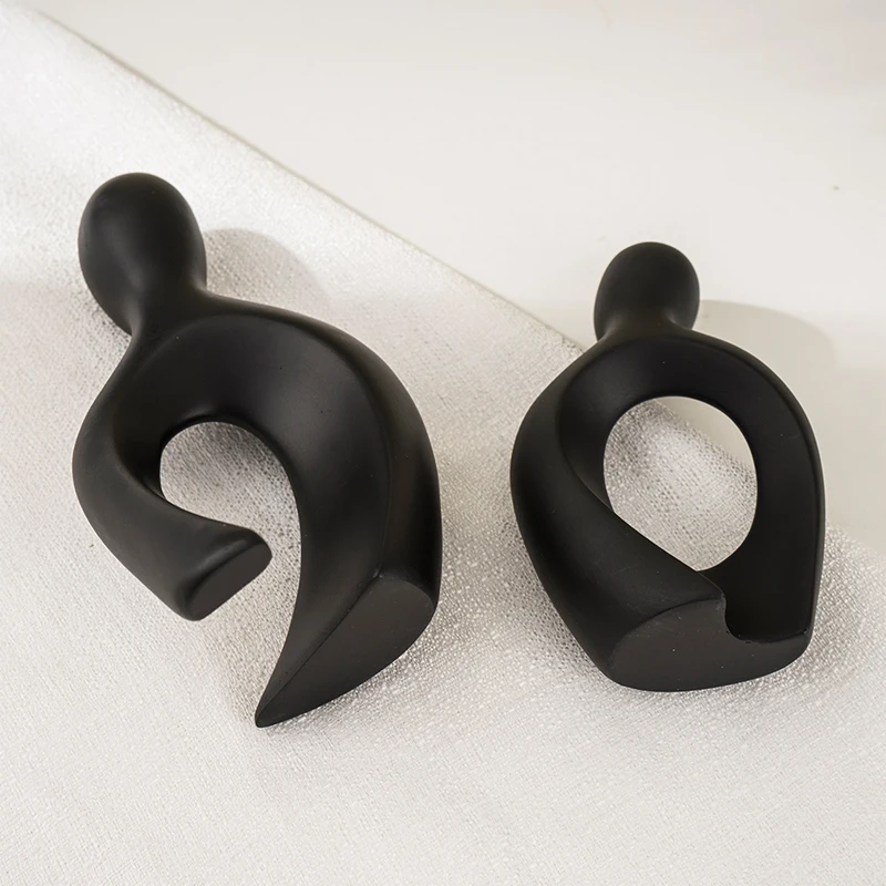 Абстрактная скульптура для влюбленных гостиная ТВ-шкаф современное искусство