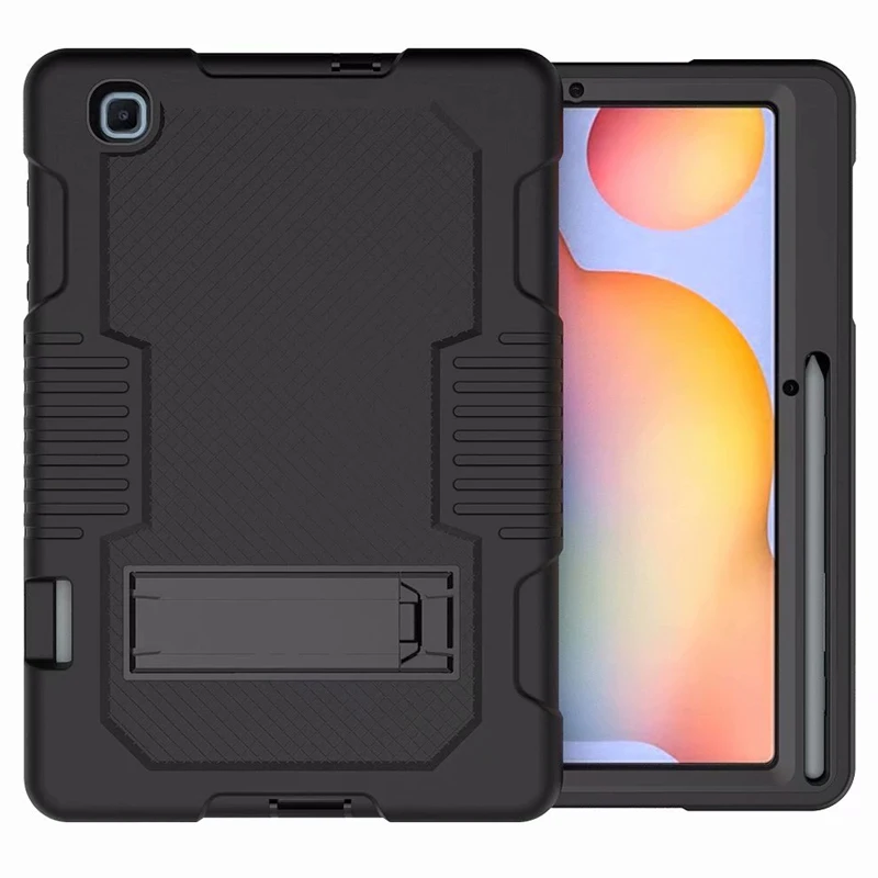 

Heavy Duty Shockproof Case For Samsung Galaxy Tab S6 Lite 10.4 SM-P610 SM-P615 Tablet Funda Kids Cover with Pen Holder Kickstand