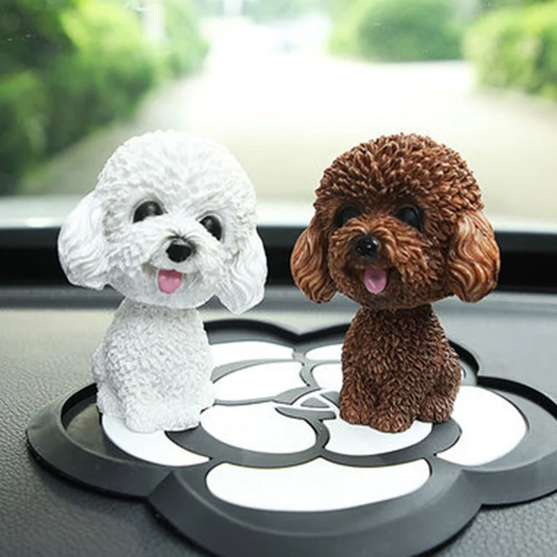 

Nodding Dog Funny Shaking Head Dog Cute Puppy Dolls Swing Car Dashboard Ornaments Home uto Interior Decor Car Dashboard Toys