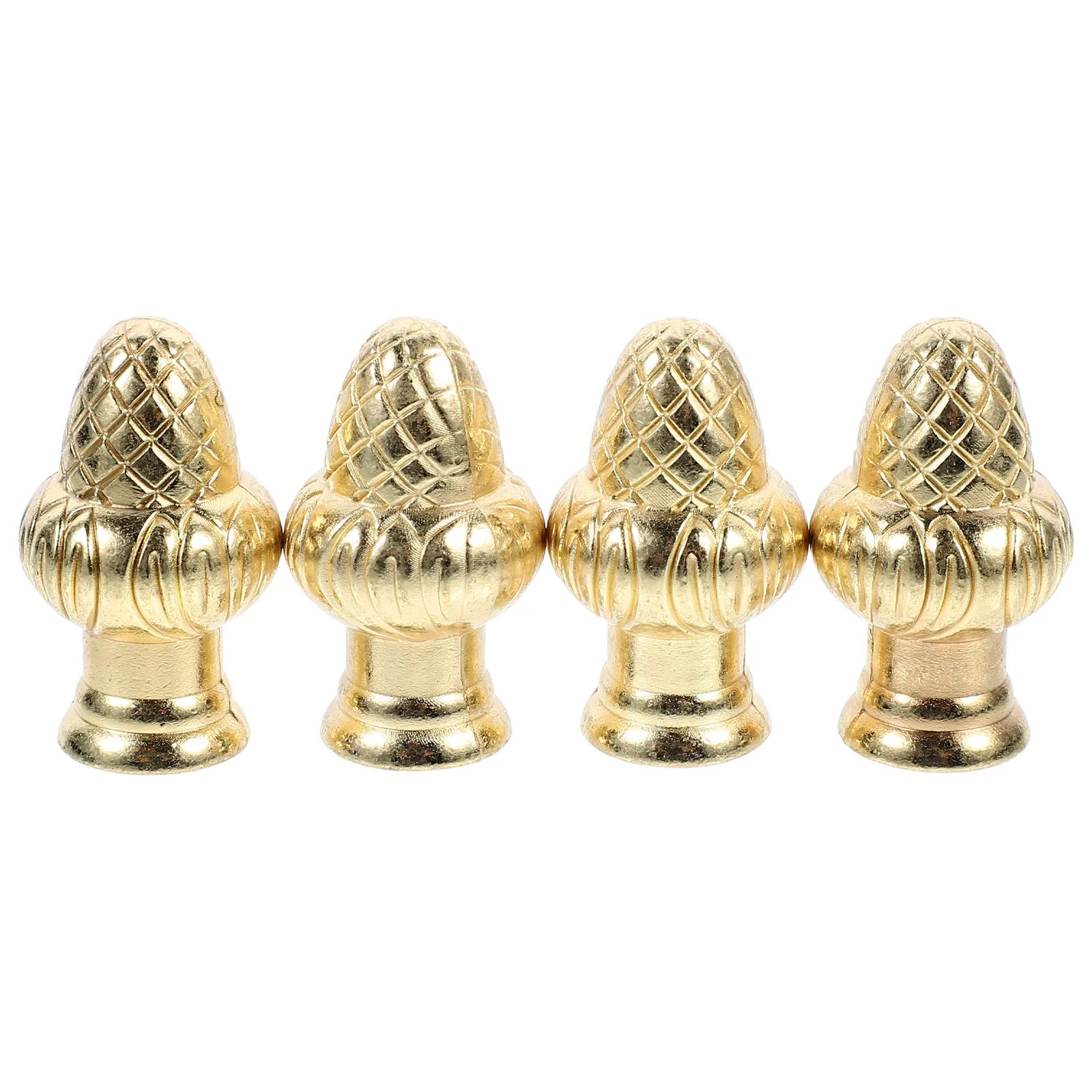 

4pcs Lamp Finial Durable Sturdy Prime Cap Knob Lamp Finial for Floor Light