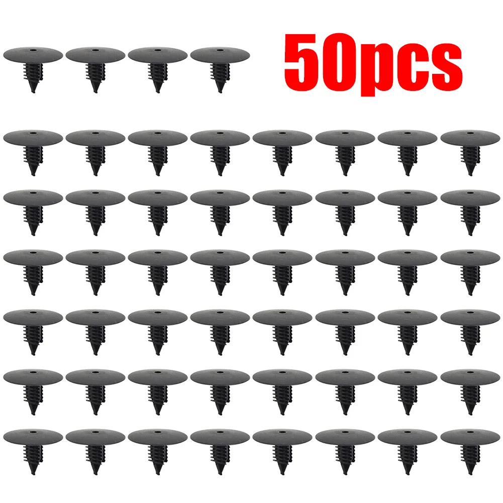 

50X Wheel Arch Cover Panel Splash Guard Clips For Renault Clio Mk2 7703077435 Car Wheel Arch Fastener Clips Accessories