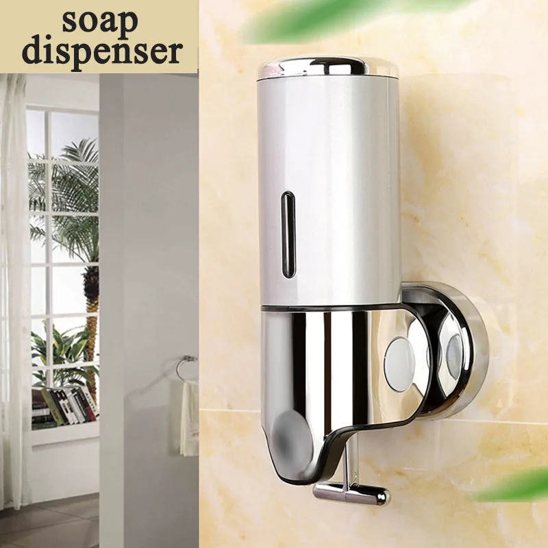 

Silver Soap Dispenser for Household Hotel Use Hand Sanitizer Bottle Convenient Body Wash Shampoo Dispensers Bathroom Accessories