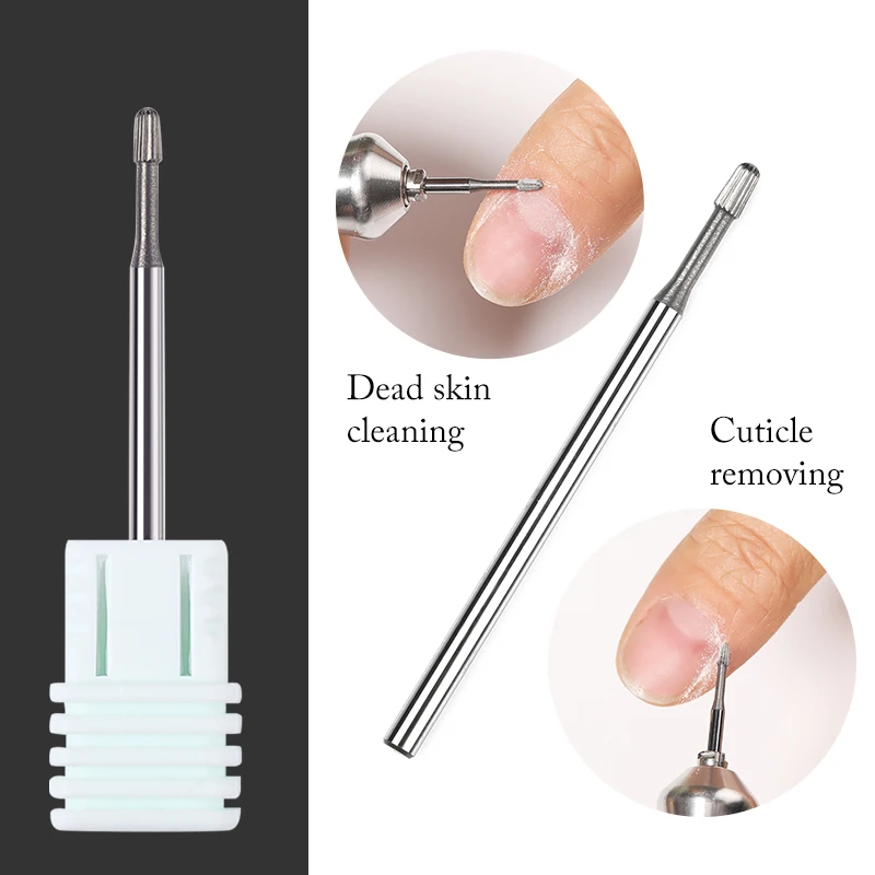 60 Types Milling Cutters Tungsten Nail Drill Bits Cabide Nail Sander Tips for Manicure Cuticle Clean Acrylic Gel Polish Remove