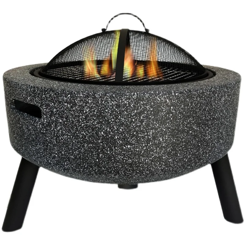 

Courtyard Barbecue Grill Barbecue Table Home Smoke-Free Outdoor Charcoal Oven Warm Pot Roasting Stove