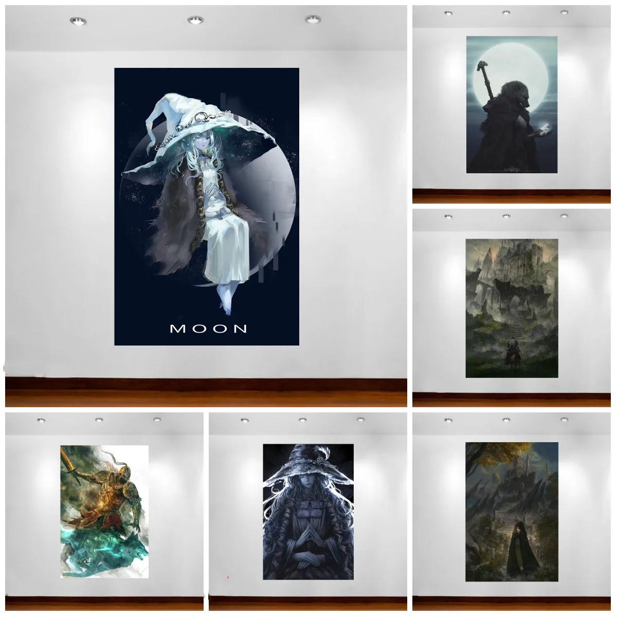 

Elden Ring Video Game Poster The Witch Anime Posters Canvas Painting Bedroom Wall Art Decor Wall Poster Home Decoration Painting