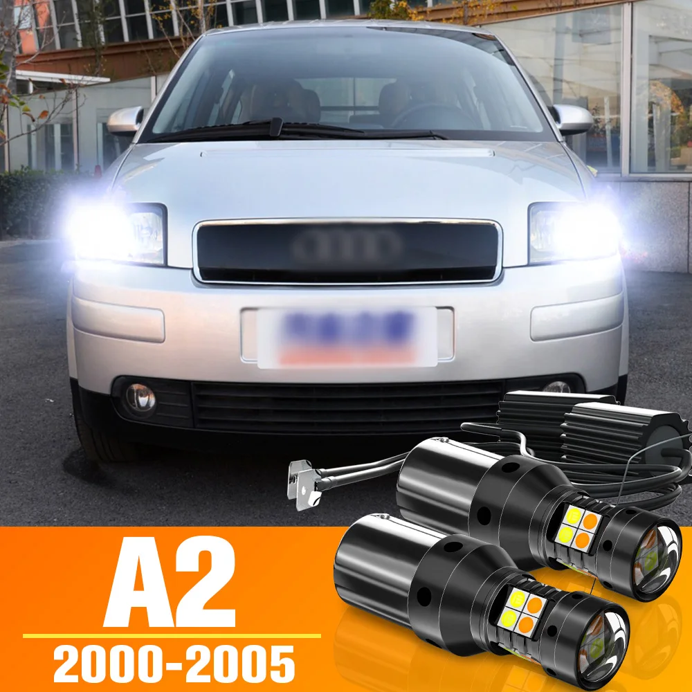 2 шт. светодиодный двухрежимный указатель поворота + дневные ходовые огни DRL Canbus