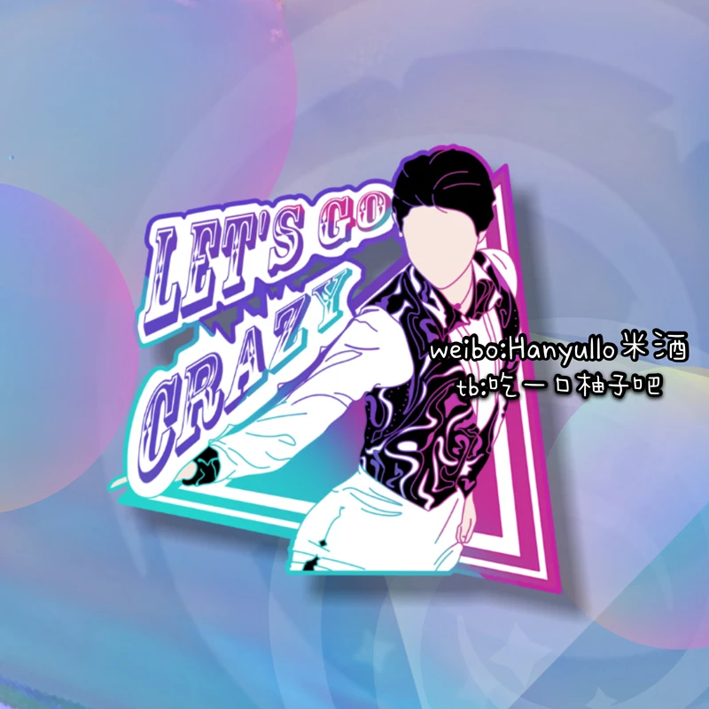 

Аниме металлический значок yuзуру Hanyu Let's go crazy Pin Брошь