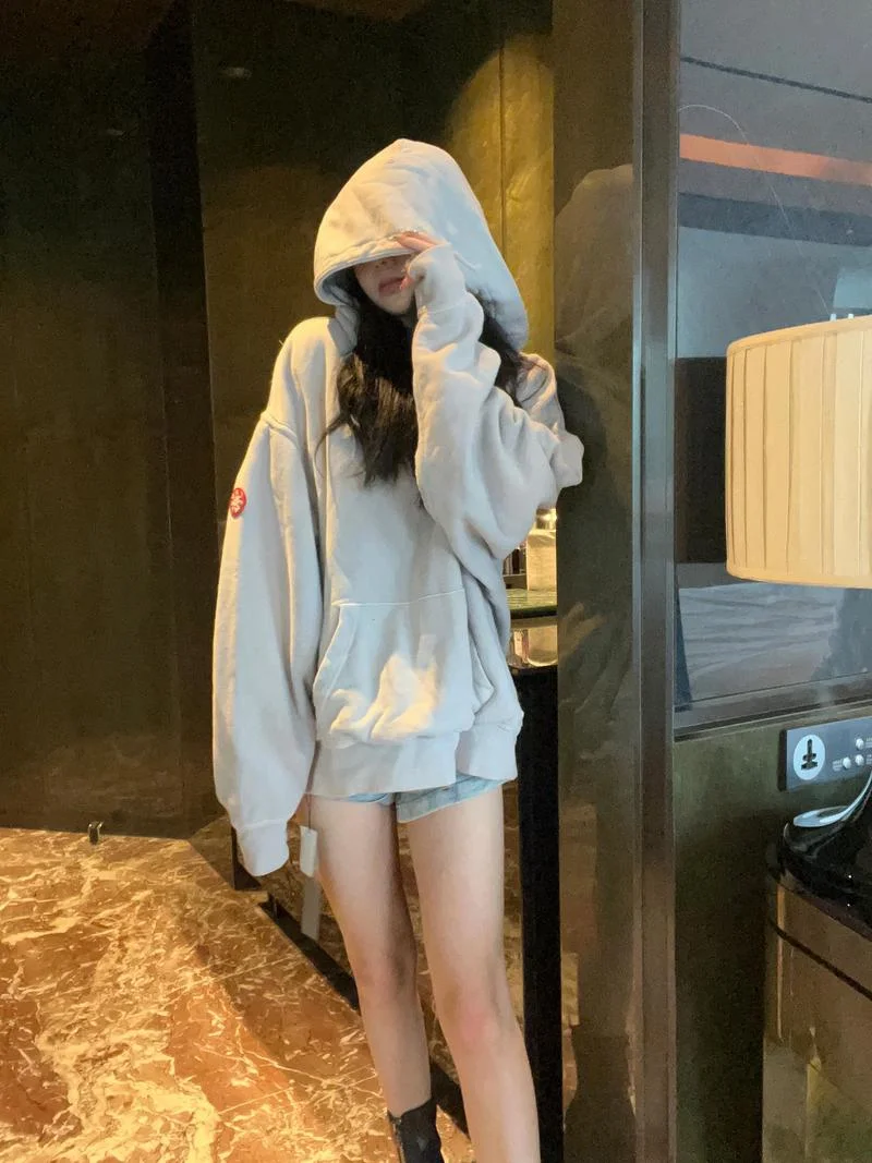 

22SS Vintage Washed Cavempt Hoodies Men Women EU Size 100% Cotton Cavempt Sweatshirt Fashion Autumn Winter Demon Slayer