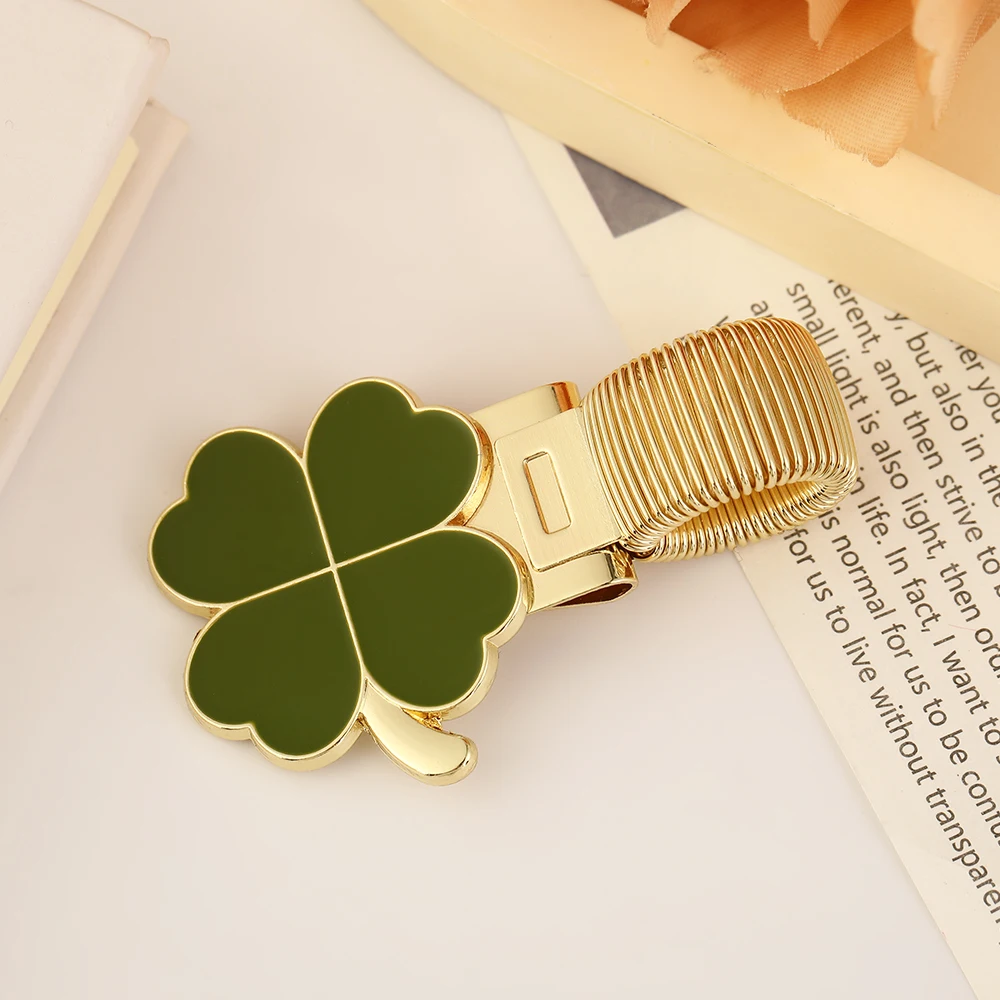 Металлическая закладка clover