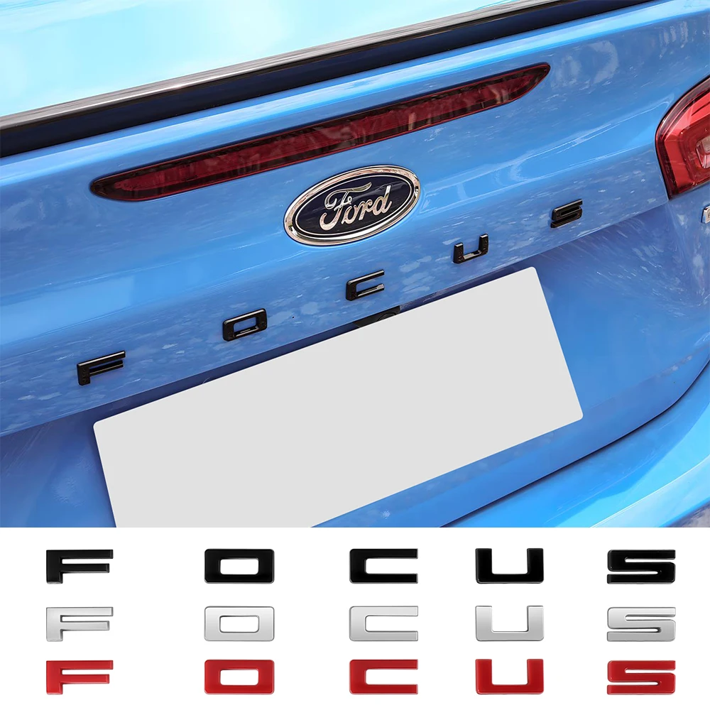 Фото 3D-значок из АБС-пластика для Ford Focus, Fiesta, Mondeo, Mustang, Ranger, Kuga, Edge, S-Max, ST — наклейка-декор для багажника автомобиля, автоаксессуар №2