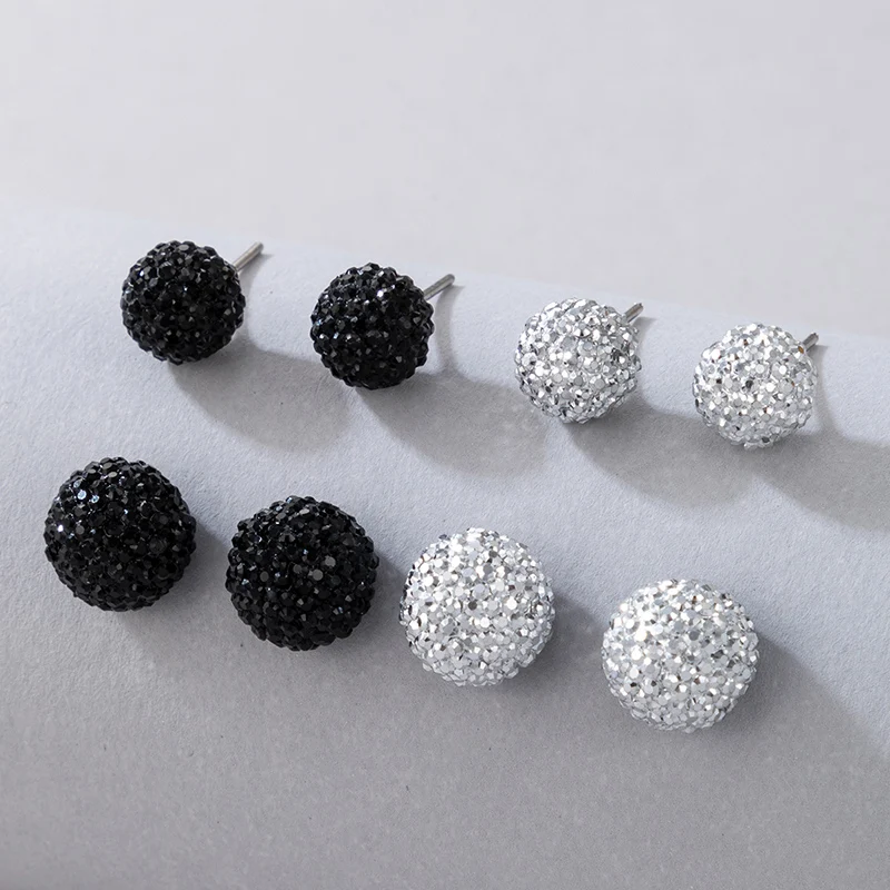 Винтажные плюшевые серьги-гвоздики для женщин милые полукруглые серьги женские