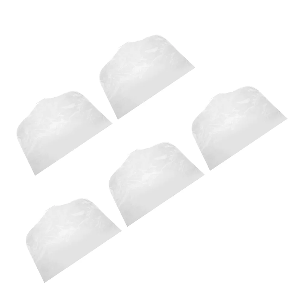 

5pcs Transparent Clothes Dust Cover Shoulder Covers Garment Dust Covers Protectors for Suit Coats Jackets without Clothes