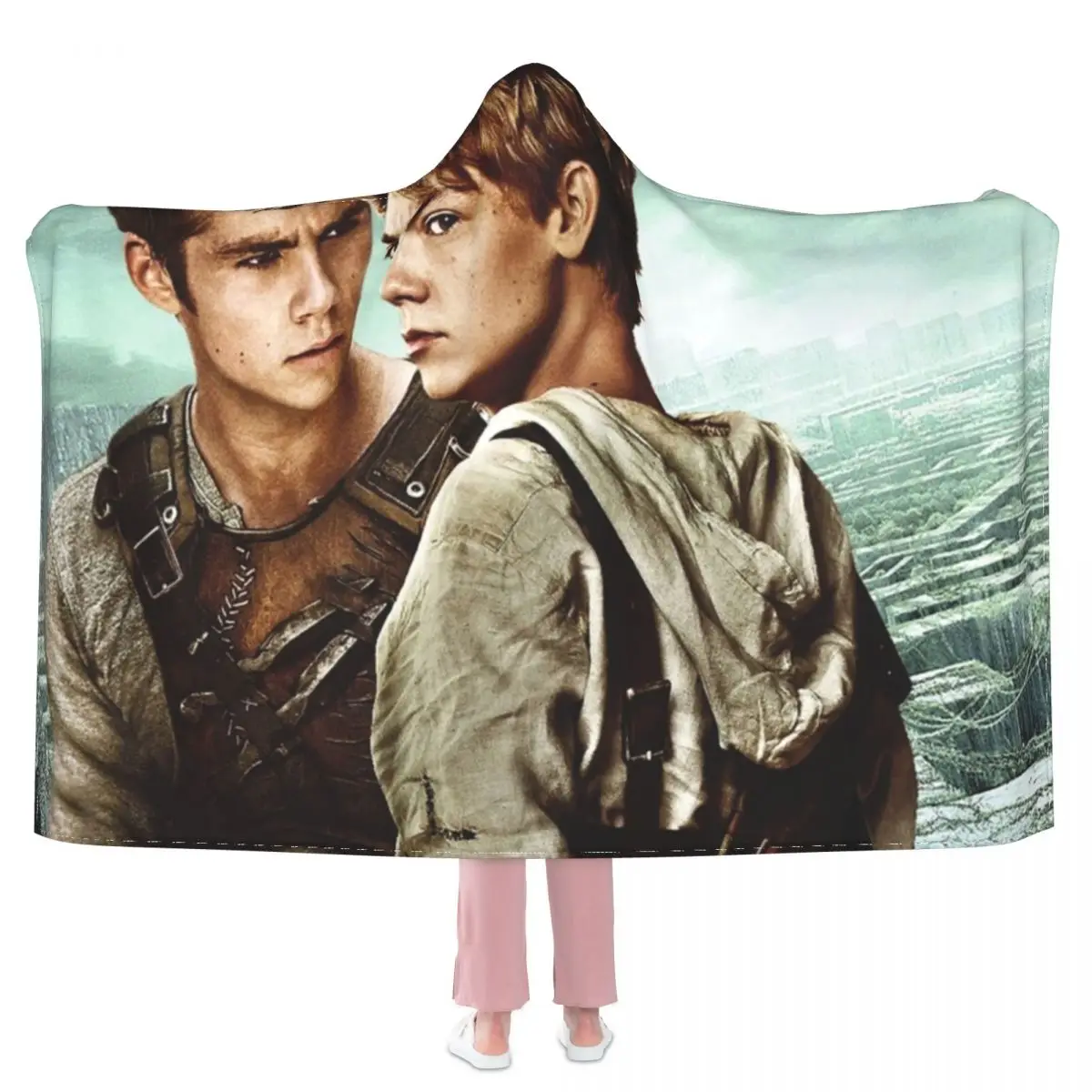 

Покрывало Newt X Thomas с лабиринтом, супермягкое Флисовое одеяло с капюшоном, музыкальный альбом The Cure band, модное покрывало