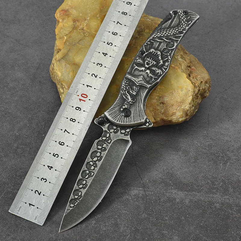 

NEW Portable Multi-function Stainless Steel Mini Fruit Folding Knife Camping Wilderness Defense Outdoor camping Knife Survival