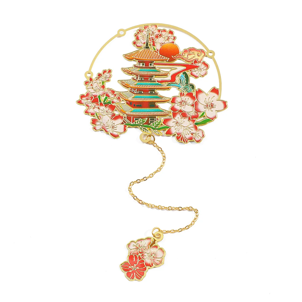 

Металлические закладки для книг с пейзажем