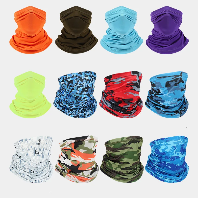 

Multipurpose Neck Gaiter Sunscreen Magic Headscarf Outdoor Fishing Cycling Headdress Balaclava 30 Colors Face Sacrf Bandana