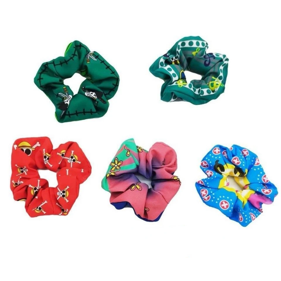 

Цельная повязка для волос с изображением большого кишечника, аксессуары для волос, резинка для волос для косплея, чоппер, Луффи, Зоро