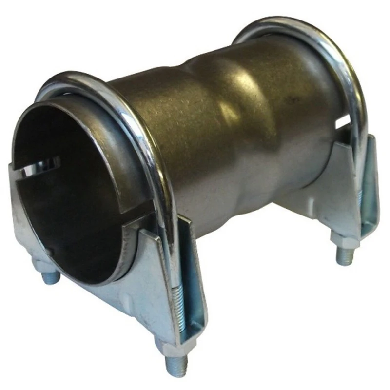 

1Set Clamp-On Stainless Exhaust Pipe Connector Sleeve Joiner Clamps Kit 2.5Inch Stainless Steel
