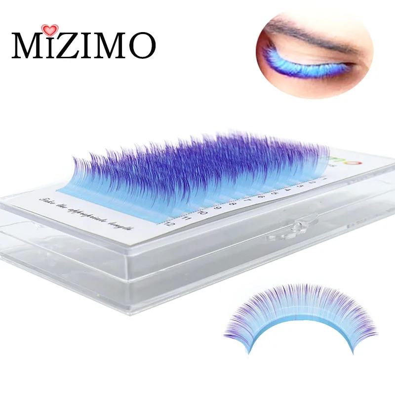 

2021 New Color Grafted False Eyelashes Soft, Natural and Realistic Extended Makeup Tools 8-15mm0.07/0.1mmC/D