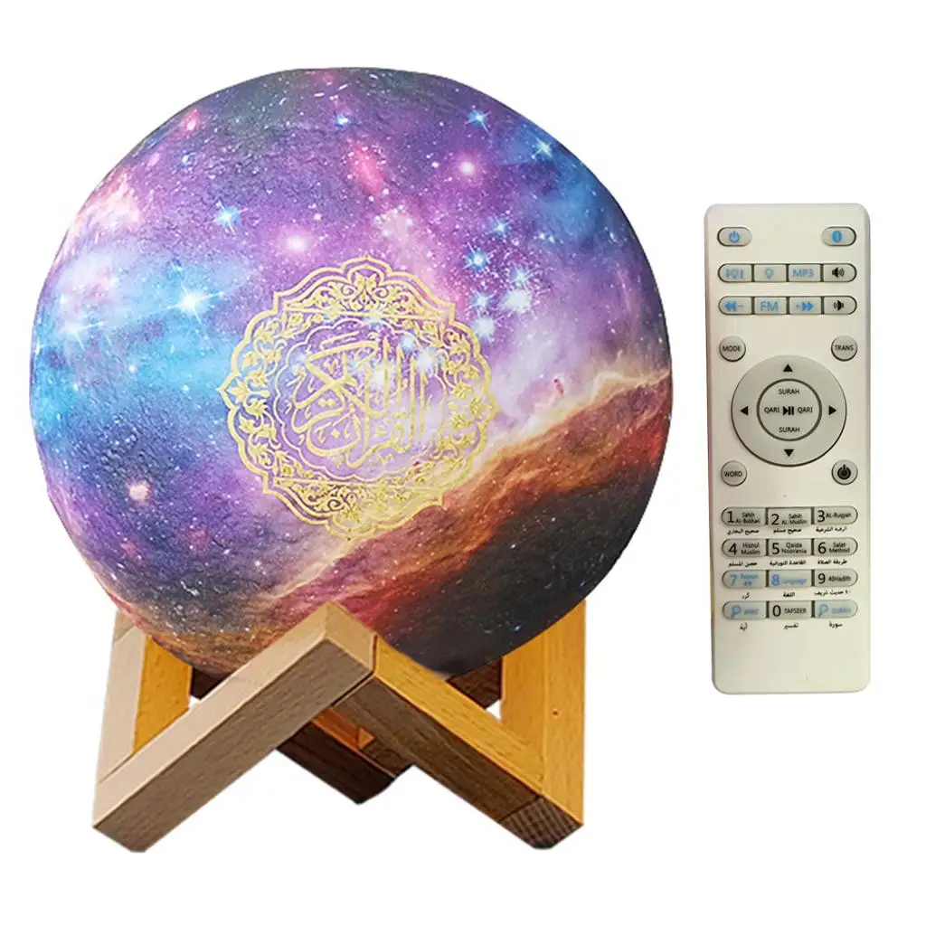 

3D Moon Lamp with Wooden Stand 7Color Changing Home Kids Room Decor Gifts