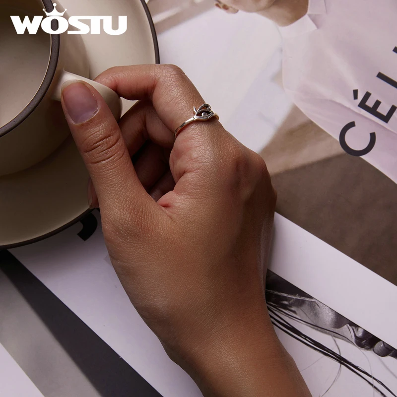 Открытые Кольца для женщин серебристые с защитой глаз |