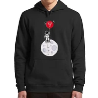 chiliz chz crypto to the moon hoodie astronaut with ballon blockchain token cryptocurrency mens sweatshirts