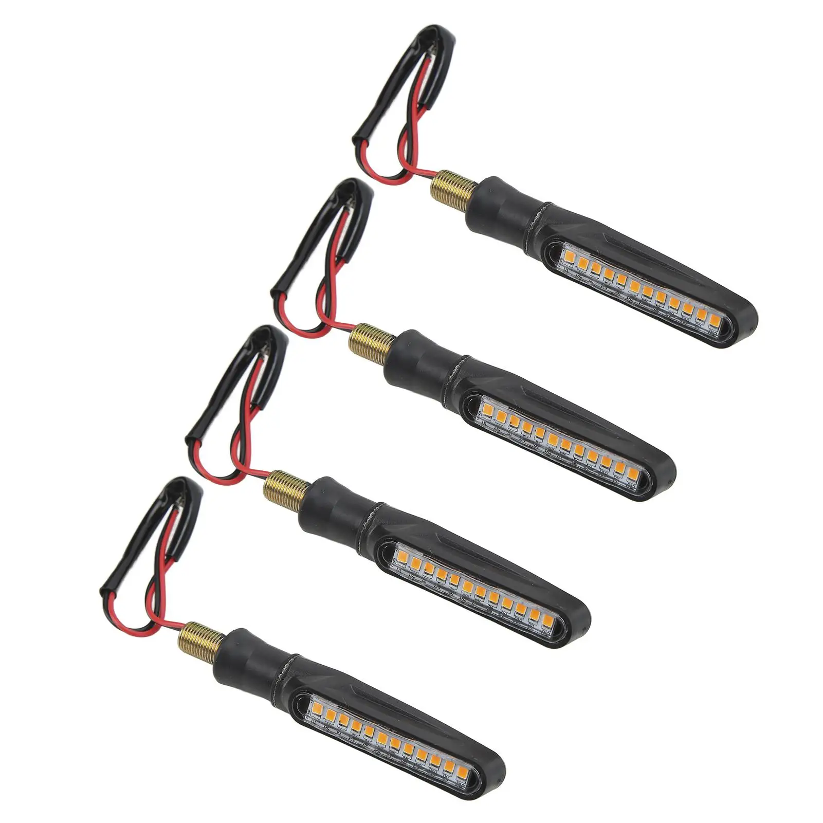 Светодиодные указатели поворота для мотоцикла 12 В универсальные дневные ходовые