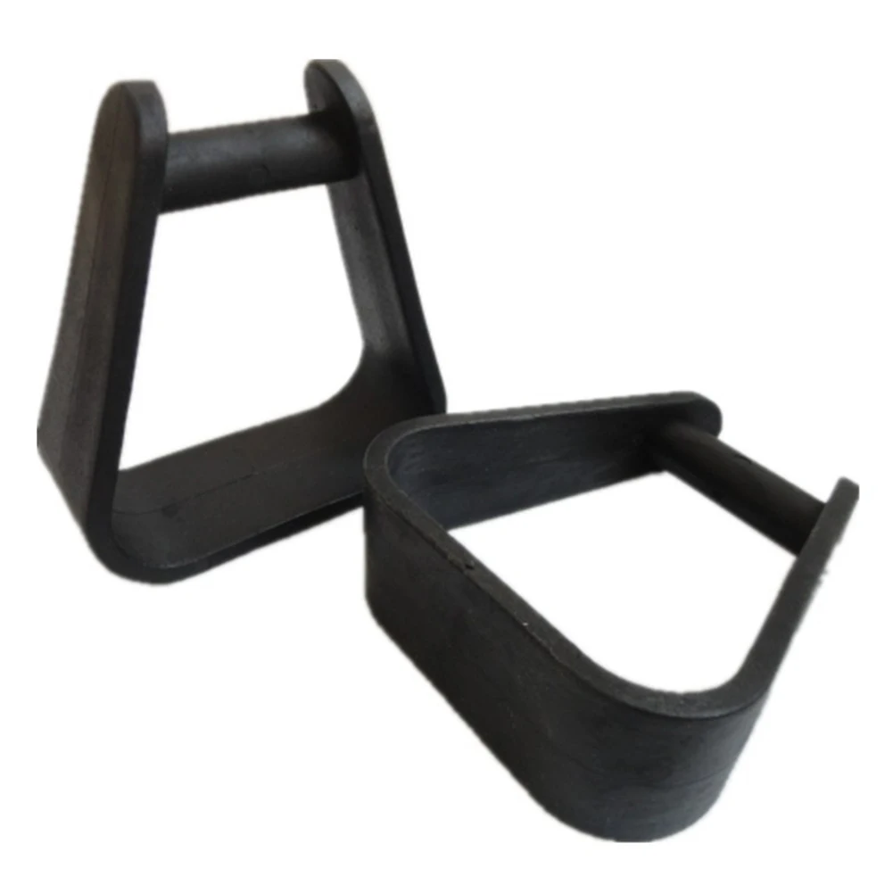 

1 Pair Stirrups Black Equestrian Supplies Lightweight High-Strength Plastic Safety Stirrup For Children Kid Child Use Equipment