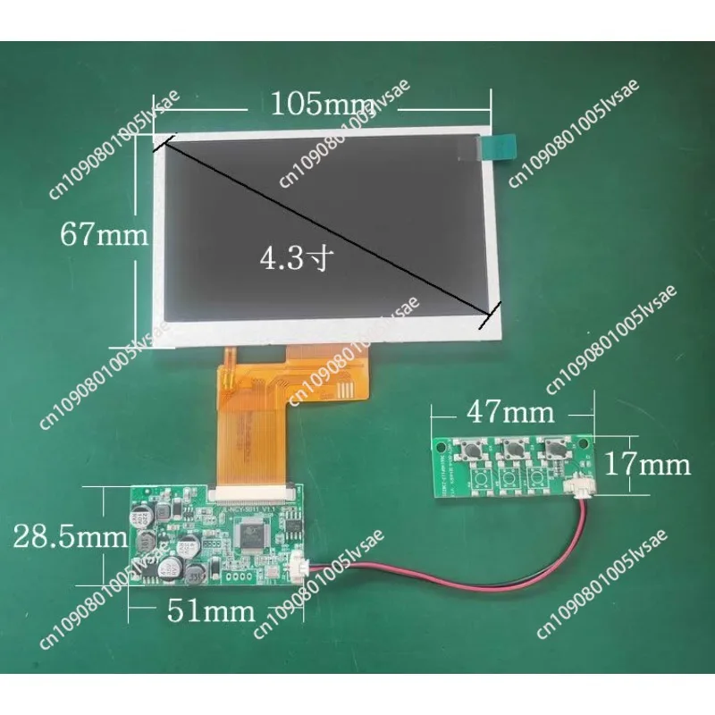 3-дюймовый 4 5-дюймовый 7-дюймовый ЖК-дисплей + плата драйвера прибор для