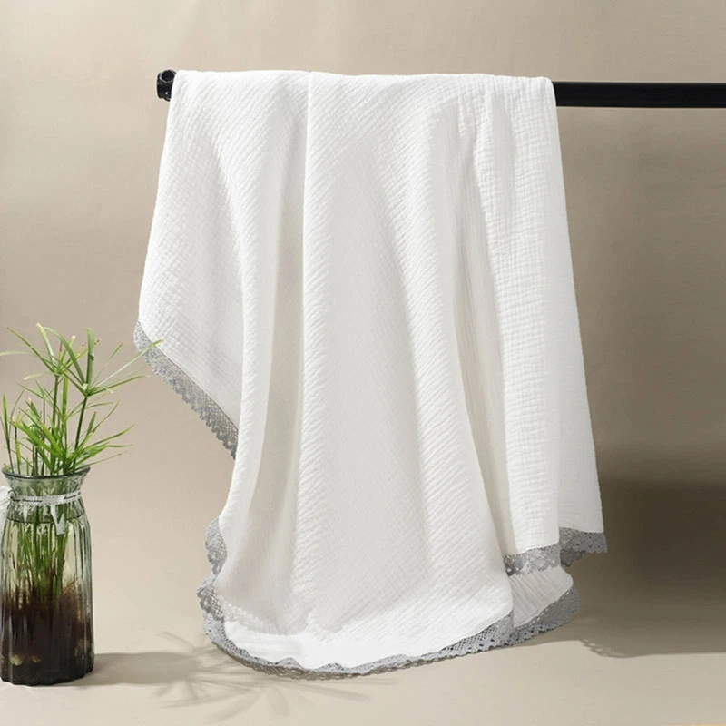 

Breathable Swaddles Blanket Baby Cotton Wrap Cloth Infant Baby Bedding Quilts