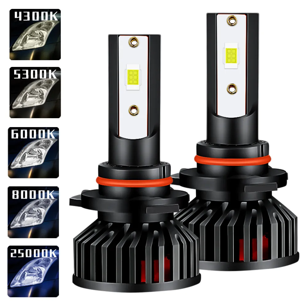 

H7 H4 H1 CSP LED Headlight Lights For Car 20000LM 3000K 6000K 8000K HB3 HB4 9005 9006 H8 H11 H9 Auto Bulb 3570 CSP CHIP 12V 24V