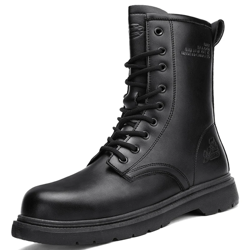 

Классические рабочие защитные ботинки, ботинки со стальным носком и защитой от проколов, армейские военные ботинки до щиколотки для мужчин