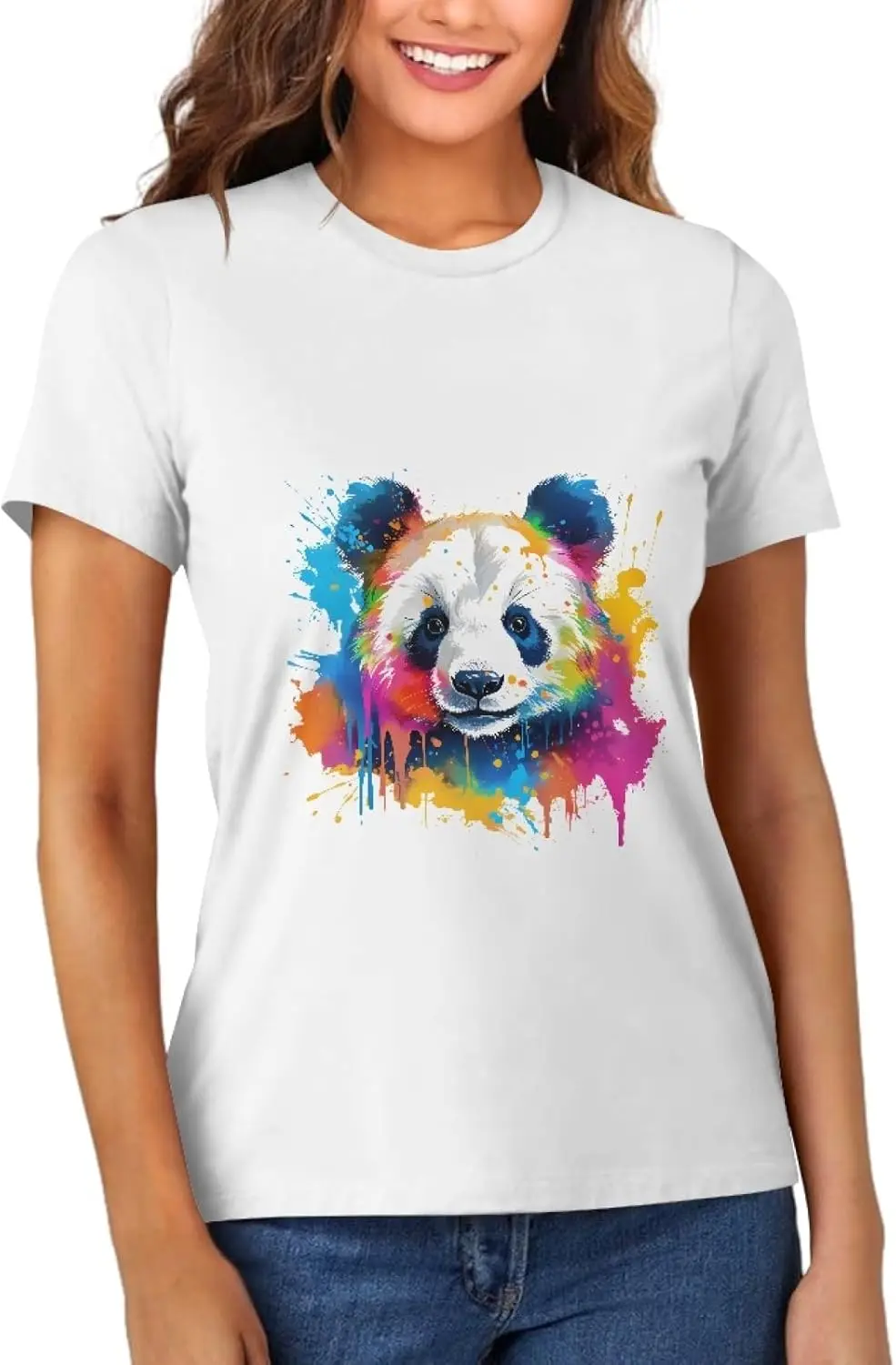 Футболка унисекс С Рисунком Тигра Forchrinse модная Базовая рубашка с коротким