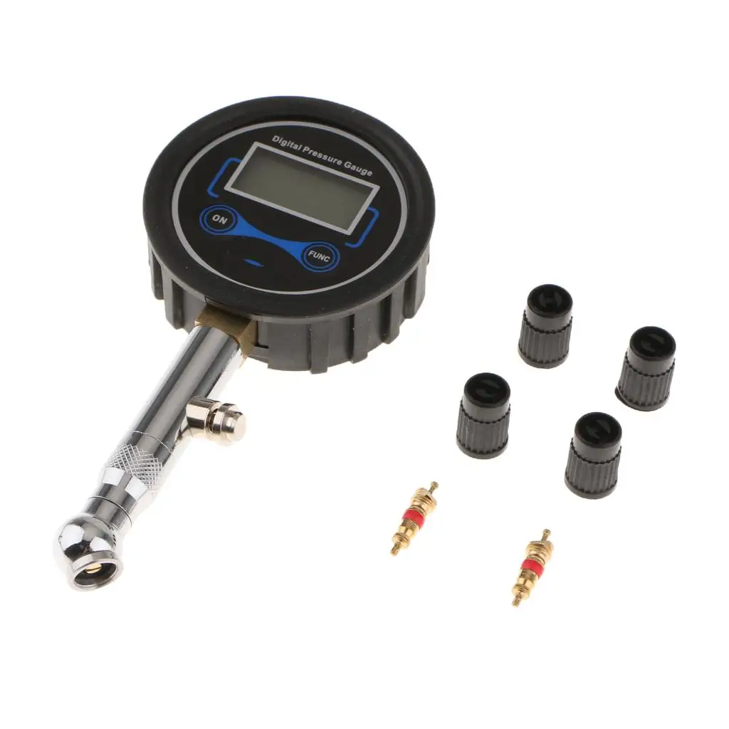 

Professional Digital LCD Tyre Tire, Air Pump Pressure Gauge ,Tester 200PSI Car