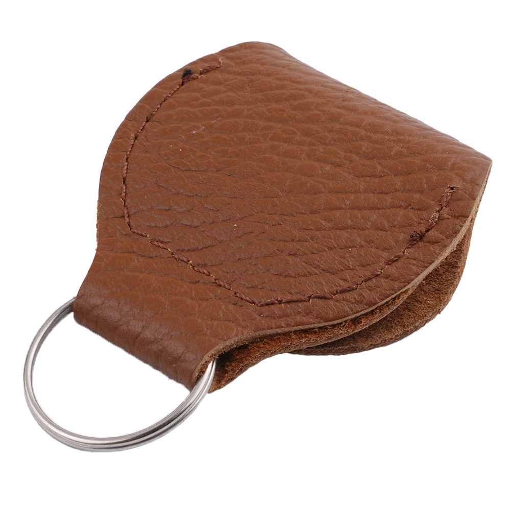 

PU Leather Guitar Picks Holder Bag High Quality Acoustic Guitar Plectrums Storage Bag Portable Keychain Case Parts Accessories
