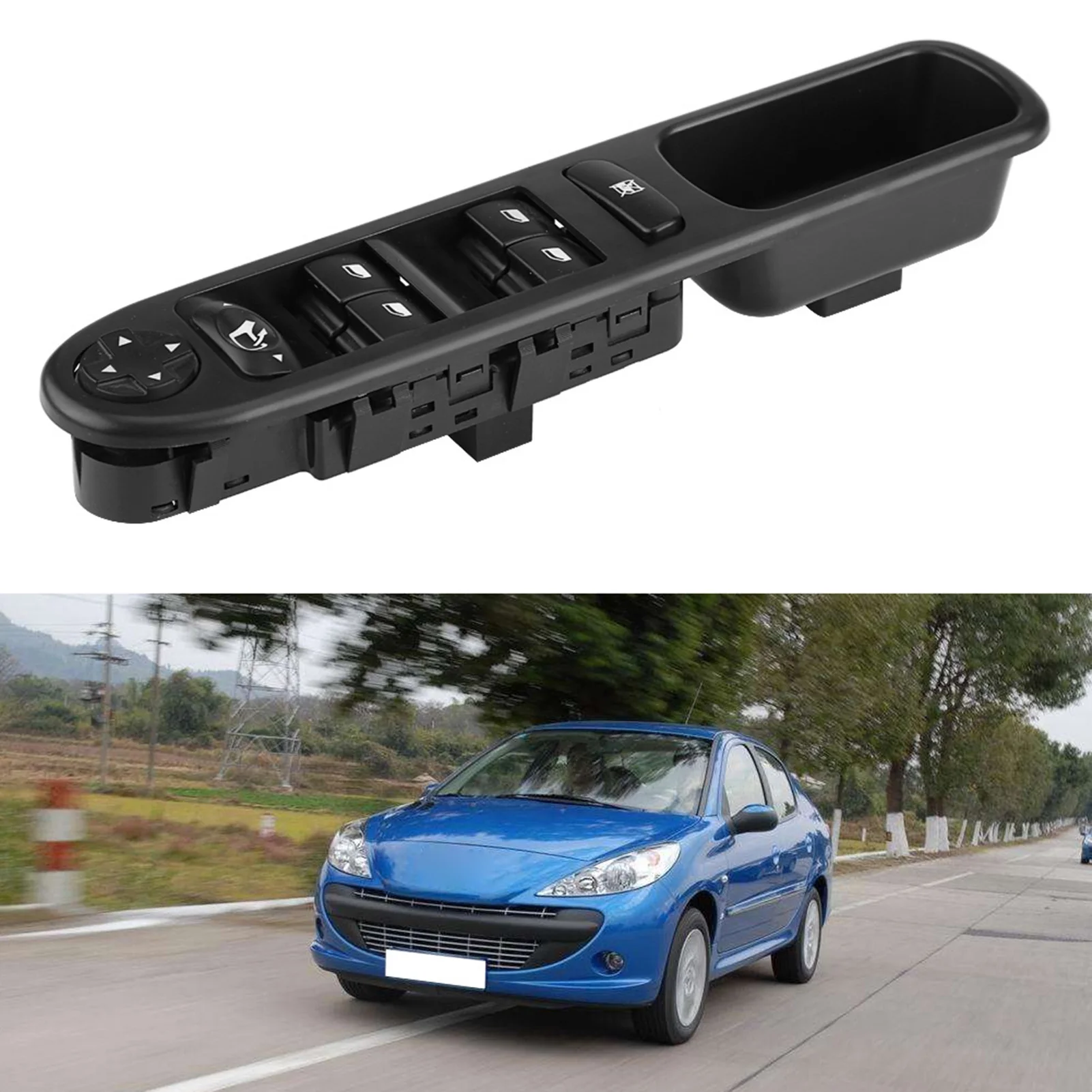 

Front Left Electric Power Master Window Control Switch for Peugeot 207 6490.EH 6490.eh§window 6490.eh§window