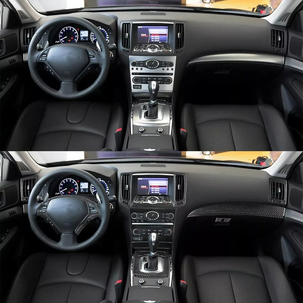 39 шт. задняя панель из углеродного волокна для Infiniti G37 Coupe 2010 2011 2012 2013