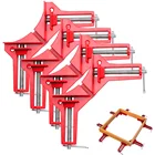 4 шт., зажимы для деревообработки под прямым углом 90 градусов