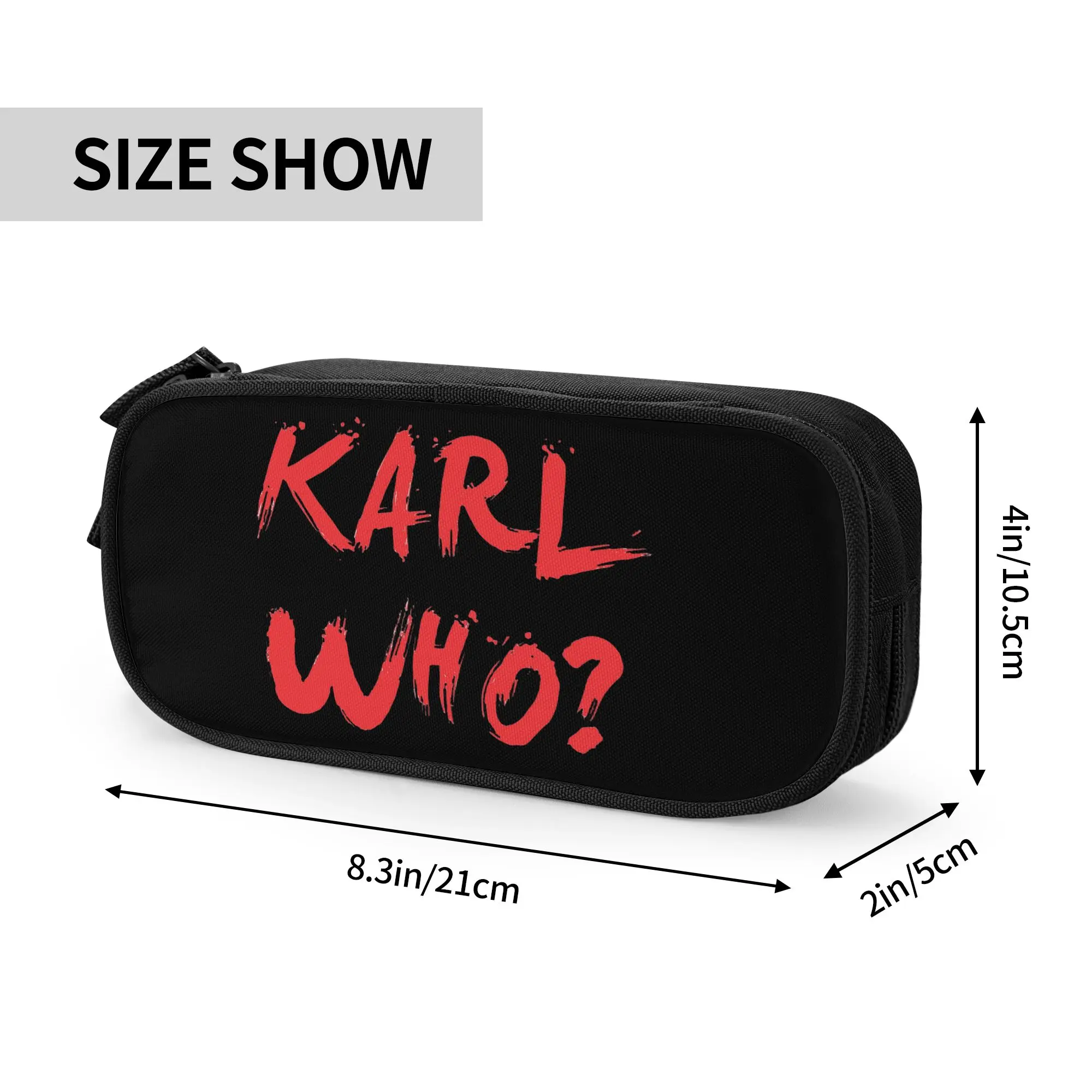 Фото Милые пеналы K-Karl W-Who для девочек и мальчиков, вместительные, для школьников, для канцелярских принадлежностей №3