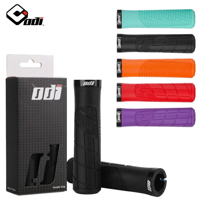 

ODI Grips MTB Cuffs Lock on Bike Handlebar Grip Non-slip Soft Bicycle Handlebar Cover Shockproof Mountain BMX Bike Handle Grips