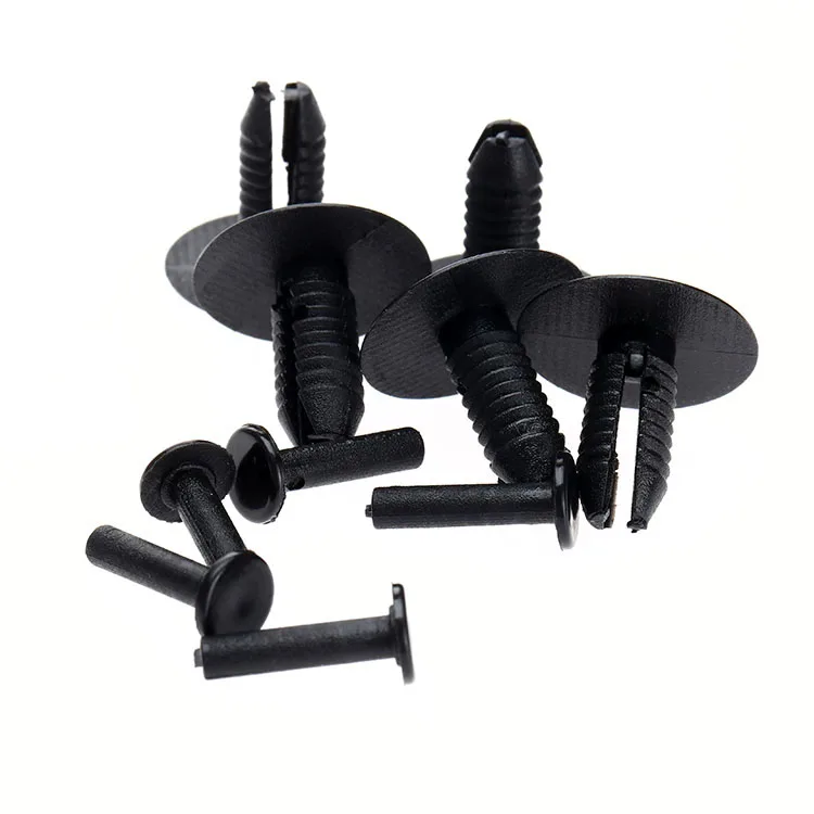 

50Pcs Auto Fastener Rivet Retainer Clips Car Styling Bumper Trim Clip 6.3mm Hole for BMW Series 3 5 7 1995-On