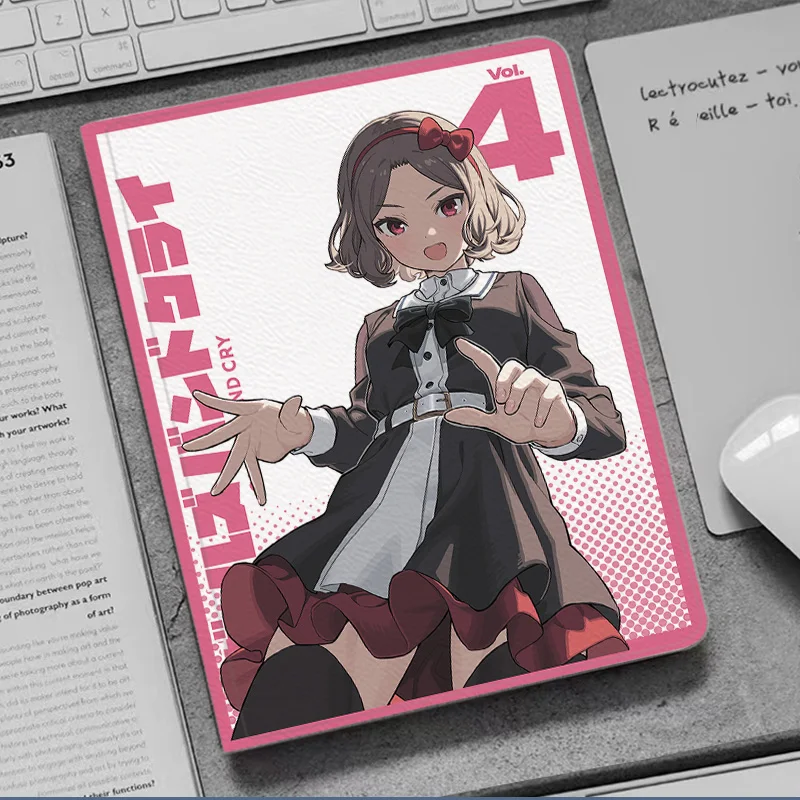 Tomo Ebizuka аниме девушки браслет телефон для iPad 10 2 9 Air 6 Mini 4 5 роскошный силиконовый Pro