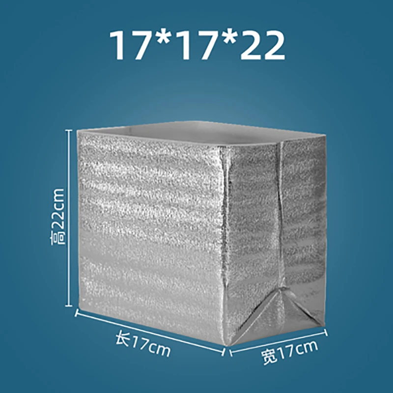 Изоляционная сумка для ланча Алюминиевые охлаждающие мешки 5 шт.