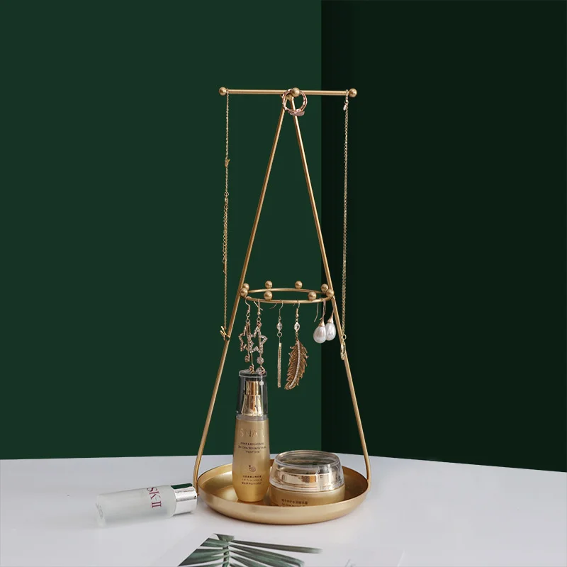 

Creative Necklace Earrings display rack Earrings storage box Earrings hanging clip jewelry plate Earrings Jewelry Rack desktop