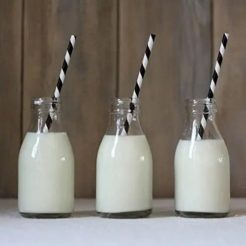 100 шт. одноразовые бумажные соломинки для вечеринки на день рождения