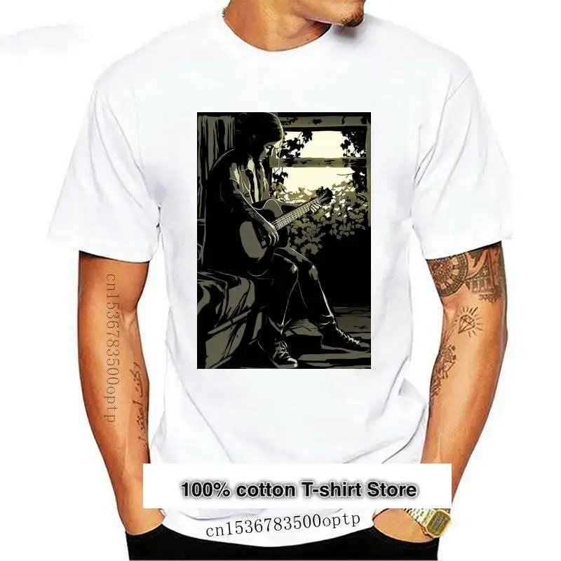 

Camiseta de manga corta para hombre, ropa de algodón, color negro, a la moda, The Last Of Us Ii 2