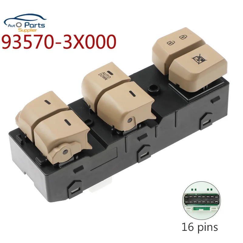 

New 93570-3X000 93570-4V000 Window Electric Switch For Hyundai Elantra Lang Move 2012-2016 935703X000 935704V000